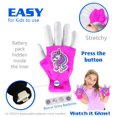 thumbnail image 5 of The Noodley Unicorn LED Light Gloves Party Gift Toy, Pink, Small, 5 of 5