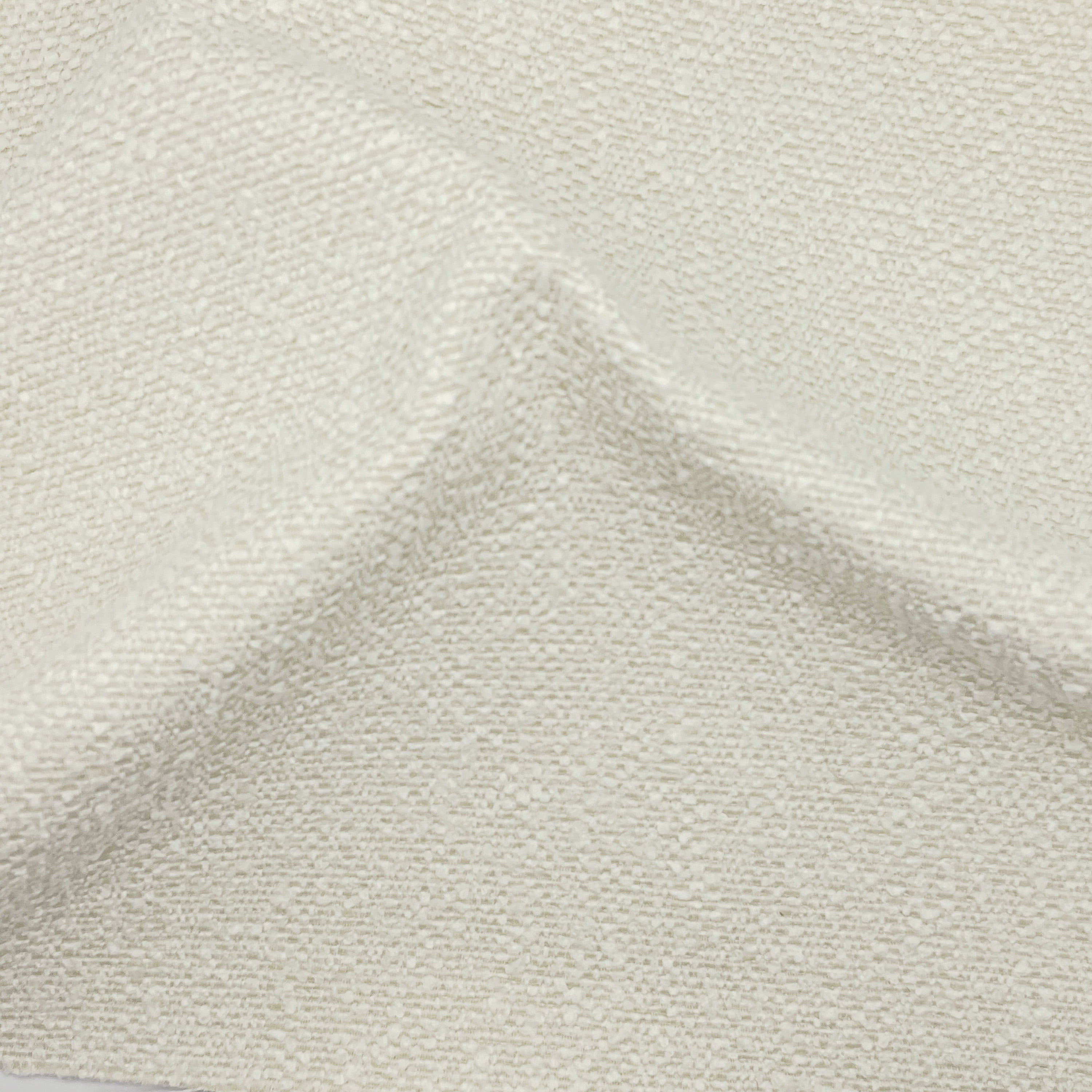 Lifestyle Solutions Gentry Pentagonal Ottoman, Snow White Fabric