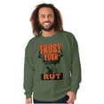 thumbnail image 5 of Hunters Trust Your Rut Deer Buck Unisex Plus Size Sweatshirt Brisco Brands 4X, 5 of 6