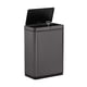 thumbnail image 1 of Bote de basura Rubbermaid Elite de acero inoxidable con sensor, 47 L, 1 of 7