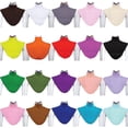 thumbnail image 4 of kurtrusly Foulard pour Femmes à Col Détachable, Cape Ajustable, Cache-Couche Uni, Châle Extensible, 4 of 6