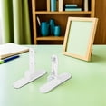 thumbnail image 3 of Luxshiny 2Pcs White Metal Pegboard Support Brackets for Wall and Desk with Durable Construction and Versatile Use, 3 of 8