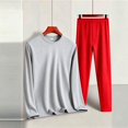 thumbnail image 5 of Stamzod Mens Thermal Underwear Fleece Lined Soft Warm Long Johns Set Winter Base Layer Top & Bottom for Cold Weather, 5 of 10