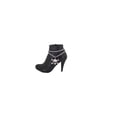 thumbnail image 3 of Women Silver Metal Chain Boot Bracelet Shoe Skeleton Skull Charm, 3 of 10