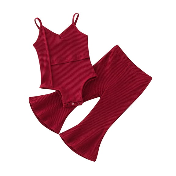 Sngxgn Children's Place baby-girls And Toddler 2 Piece Outfit, Long Sleeve Top and Pant Set(A,120)