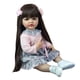 thumbnail image 1 of Muñecas de bebé realistas de 55 cm, muñecas recién nacidas de piel 3D, cuerpo suave para niños para colección, 1 of 8