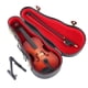 thumbnail image 1 of Mini violín | Adorno de instrumento musical a escala 1/12 con arco y soporte | Artesanía en madera de tilo | Exhibición para coleccionistas y regalo de graduación, 1 of 5