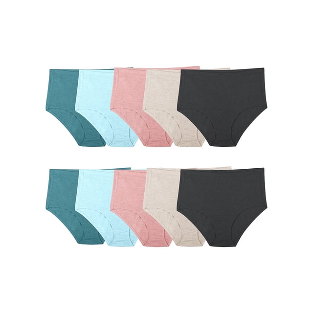 Ropa interior Fruit of the Loom Beyondsoft algodón para mujer, paquete de 10