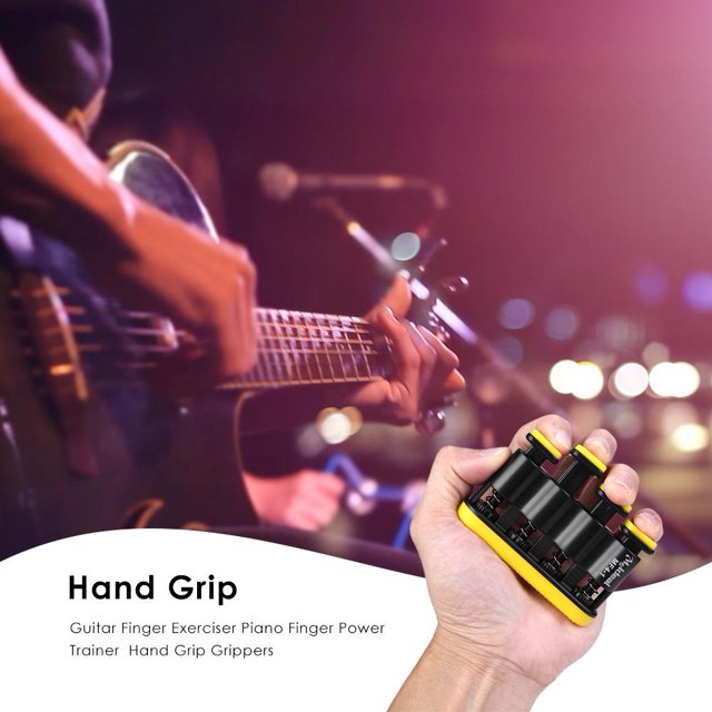 Ejercitador de dedos Gimnasio ajustable Ejercitador de manos Instrumentos musicales Herramienta de entrenamiento Likrtyny Para estrenar