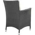 thumbnail image 5 of Modern Contemporary Urban Design Outdoor Patio Balcony Dining Chair ( Set of Two), Beige, Rattan, 5 of 5