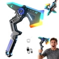 thumbnail image 4 of Dual Axe Blade with Mist Spray, One Button Switching, with 7 Color Change LED Light-up Blades, Battle Axe Transforming Science Fiction Toy with Vibration Sound Effect, 4 of 9