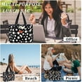 thumbnail image 6 of Large Floral Insulated Handbag for Women Work, 12L Leakproof Lunch Cooler Tote with Storage Pocket, Reusable for Picnic Hiking, 6 of 6