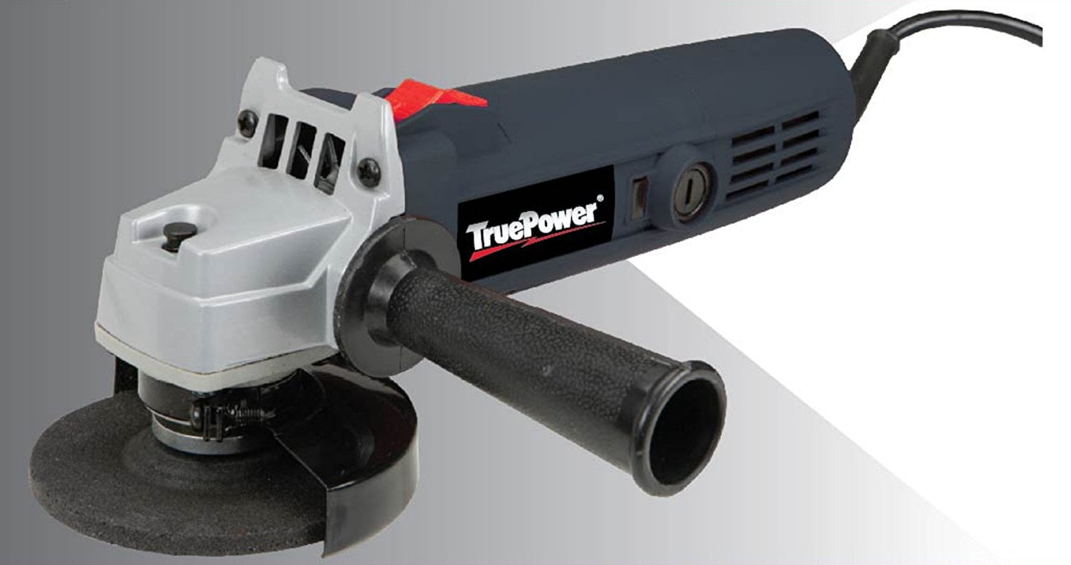 TruePower 4" Angle Grinder 11,000 RPM 4.5 Amp 5 8"-11 Spindle Size 4" Max... by TruePower