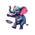 thumbnail image 4 of cartoon Elephant Stickers, Waterproof Elephant Sticker for Water Bottle Laptop Phone Cases Planner Skateboard Luggage Helmet Party Favor Decor, Ideal for Adults Teens Teacher Rewards, 4 of 8