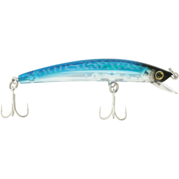 Yo-Zuri Crystal 3D Minnow 5 1/4" Hard Bait Fishing Lure, Blue Mack