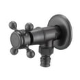 thumbnail image 2 of deevoka Bathroom Angle Stop Valve Copper Water Shut Off Valve for Sink Bathroom Home Style B, 2 of 9