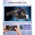 thumbnail image 4 of S Car Stereo Single Din Wireless Carplay&Android Auto 7 Inches Flip out Touchscreen 1 Din Radio with Android Auto Bluetooth Mirror Link FM/AM Radio TF/USB/AUX Rear View Camera, 4 of 7