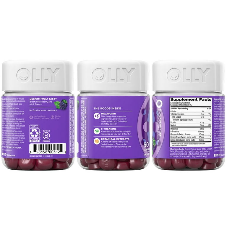 OLLY Womenâ€™s Multi, Probiotic + Prebiotic Gummies for Digestion