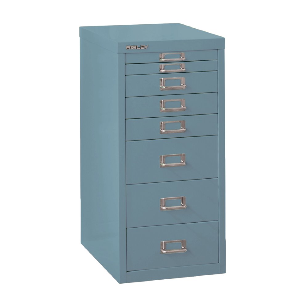 Bisley 8 Drawer Steel UnderDesk Multidrawer Storage Steel