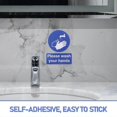 thumbnail image 4 of Hand Wash Stickers - 6pcs Washed Out Poster Hand Protection Signs Employees Wash Hands Poster Please Wash Your Hands Sign for Bathroom Warning Sticker, 4 of 4