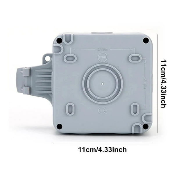 Waterproof Socket Home Convenient Reliable Electricity Output Device Outdoor Outlet with Professional Sturdy Outlet Panel with GS Plug for Outdoor
