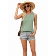 thumbnail image 4 of Sleeveless Shirts for Women Casual Summer V Neck Tank Tops Dressy Blouses Tunic 2026, 4 of 7