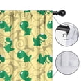 thumbnail image 4 of Blackout Kids Curtains,Yellow Cartoon Dinosaurs Bones Pattern Childrens Insulated Curtains Set Of 2,Bedroom Essentials,Toddler Room Decor 52"x84", 4 of 5