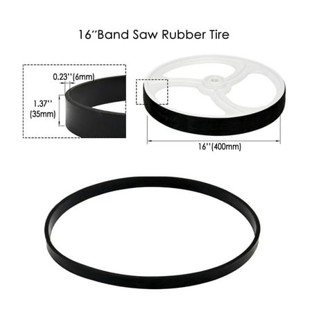 

WoodWorking Band Saw Rubber Band Band Saw Scroll Wheel Rubber Ring 16Inch