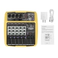 thumbnail image 4 of Muslady B6-MX - Mezclador de audio portátil con tarjeta de sonido de 6 canales, 4 of 8