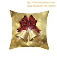 thumbnail image 3 of Funda de cojín navideña de 45 cm, funda de almohada, adornos navideños 2024 para el hogar, decoración navideña de Año Nuevo 2023 Noel, 3 of 5
