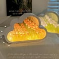 thumbnail image 6 of Aorsher Artificial Tulip Flower Lamp, Tulip Lamp Night Light with Mirror, Cloud Design Assembled Table Light for Bedroom, Decoration Gift for Women Girlfriend Sisters, 20 Flower,  Desk Table Decor, 6 of 9