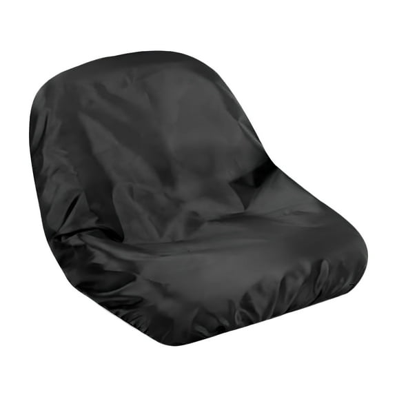 MELIVO Lawn Mower Seat Cover Black Tractor Seat Cover for Garden Gardening Backyard