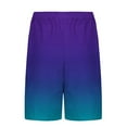 thumbnail image 4 of Taqqpue Mens Tie Dye Graphic Shorts Athletic Running Basketball Shorts Casual Summer Beach Elastic Waist Drawstring Shorts with Compression Liner, 4 of 6