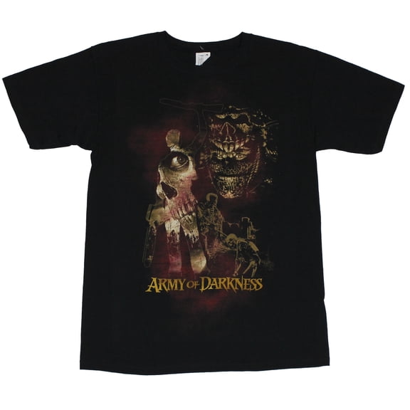 Army of Darkness Mens T-Shirt - Multi Movie Images Collage (Small)