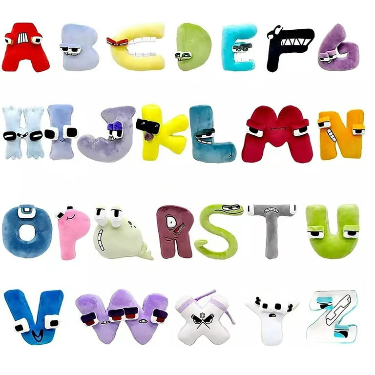 Alphabet Lore U Plushies Stuffed Animal Dolls, Funny Educational Letter  Toys 