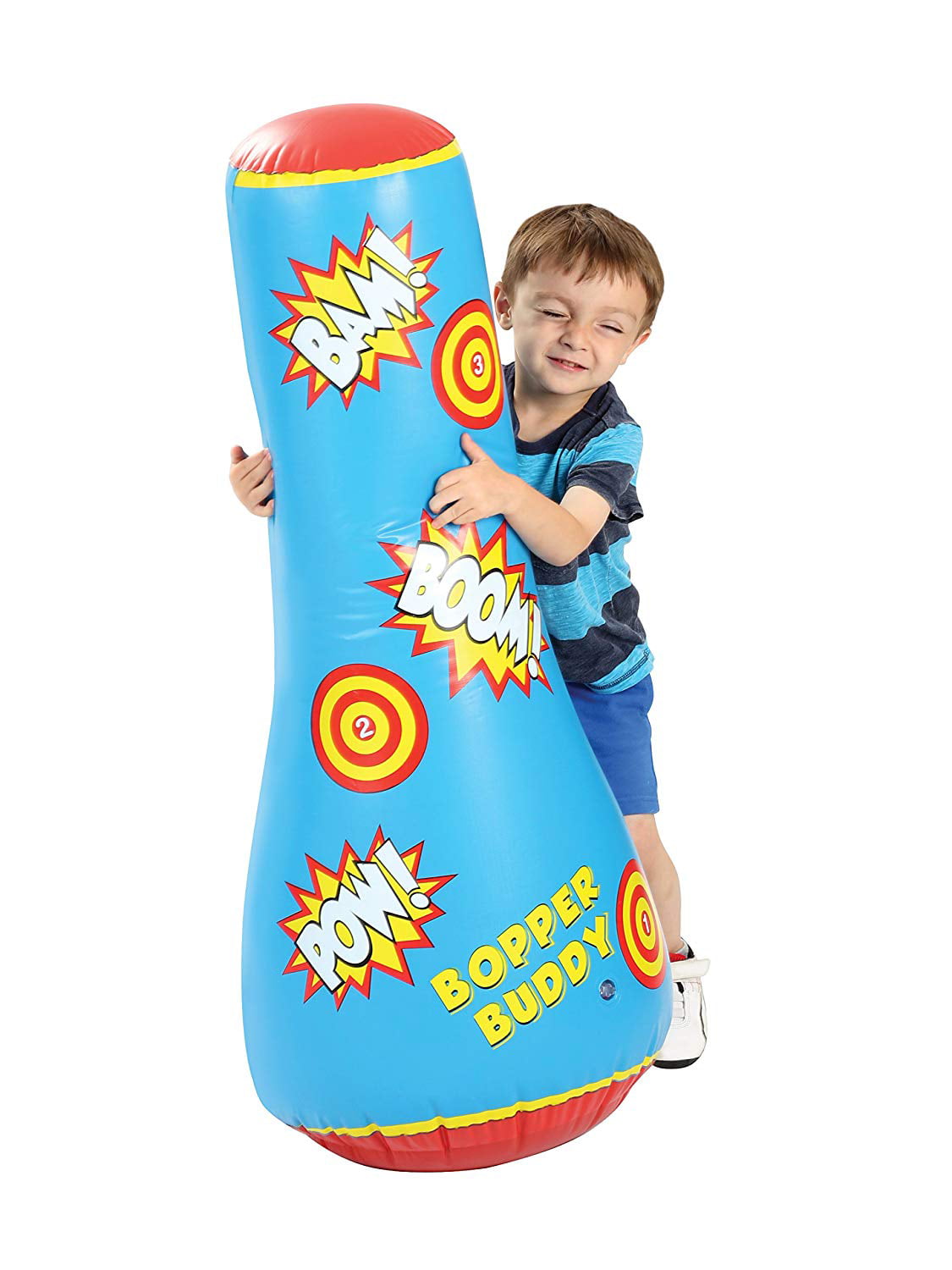 olyee Inflatable Punching 3-D Bop Bag Kids Punching Inflatable Bag Children ... 