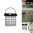 thumbnail image 3 of Steel Wire Bird Feeder Hanging Metal Bird Feeder Cube Cage Food Container for Birds, 3 of 5