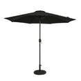 thumbnail image 1 of Trinidad II 9-ft Octagon Market Umbrella - Black - Polyester Canopy, 1 of 9