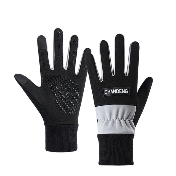 hoksml Women's Winter Thermal Touchscreen Ski Gloves Waterproof Snow Gloves with Zipper Pocket for Outdoor Sports