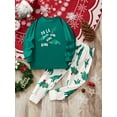 thumbnail image 2 of WIBACKER 2-Piece Cozy Pajamas for Kids Sleepwear Little/Toddler Boys Girls Christmas Long Sleeves Soft PJs Set, 2 of 10