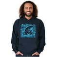 thumbnail image 5 of Retro Smurf Cool 90s Graffiti Vibes Hoodie Sweatshirt Women Men Brisco Brands S, 5 of 6