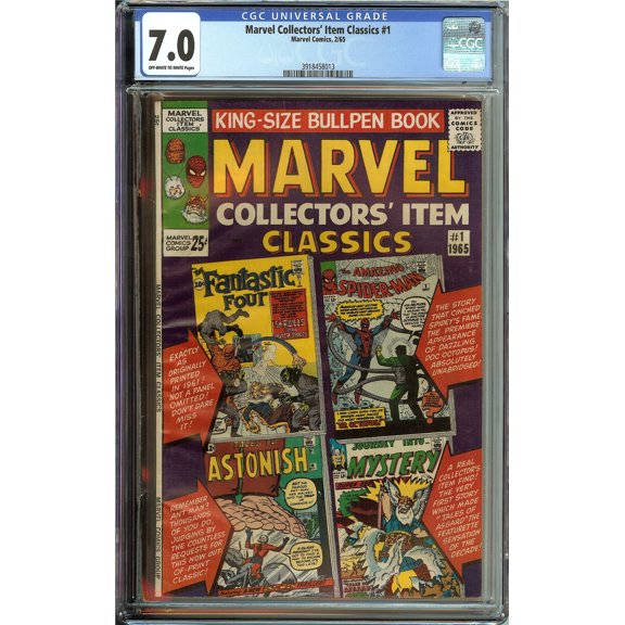 Marvel Collectors' Item Classics #1 - CGC 7 Comic Book
