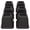 Black, variant on Bedofmine Bed Risers 3 inch Heavy Duty Furniture Risers for Sofas, Chair Risers Sofa Risers Table Risers Set of 4 Pack, Black