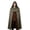 Green, variant on Hvyesh Halloween Cloak With Hood Renaissance Cape Adult Full Length Medieval Cloak Party Wizard Cosplay Cloaks