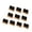 white border butterf, variant on 10Pcs Tabletop Chalkboards Sign Small Blackboard with Stand Double Sided Message Board Sign Table Number Sign