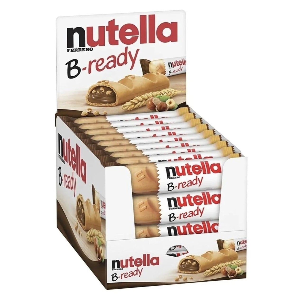 Nutella B-Ready Crispy Wafers 0.7 Ounce (Pack of 36)