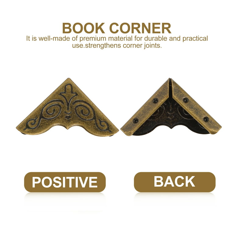 Book Corner Protector Guard Metal Cover Craft Jewelry Furniture