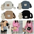 thumbnail image 2 of Jesscasday Cossbody Purse Cute Plush Purse Handbag for Kid Teenagers Lovely Wallet Purse, 2 of 21