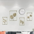 thumbnail image 3 of Nvzi Metal Wall Art Decor for Living Room, Home Decor Living Room Wall Decor, Silhouette Wall Art(Golden), 3 of 4