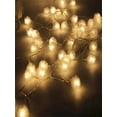 thumbnail image 2 of MOQLOM Ball Fairy String Lights, 32.8ft 80 LED Waterproof String Lights Outdoor for Garden Camping Patio Battery(Warm), 2 of 7